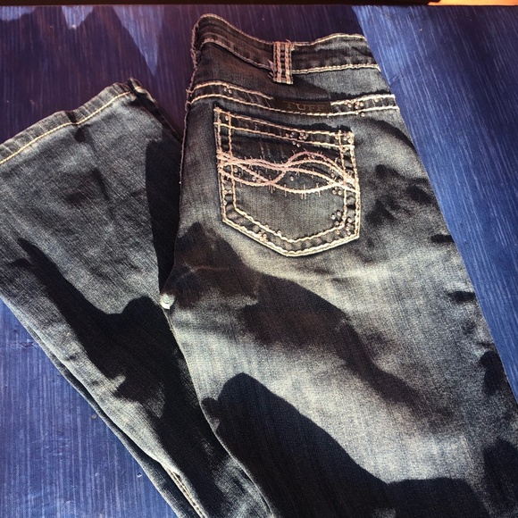 Denim - Cowgirl Tuff 26x33 Crystals CUTE!!